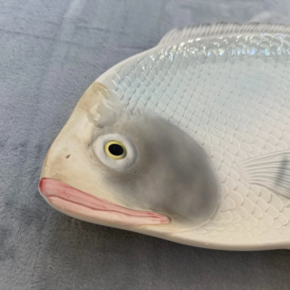 Vintage Fitz & Floyd Fish Market Large Fish Plate Platter 1986 Japan 19